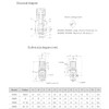 Pressure Regulator, Air Pressure Gauge Regulating Valve AR2000 Fittings Set,