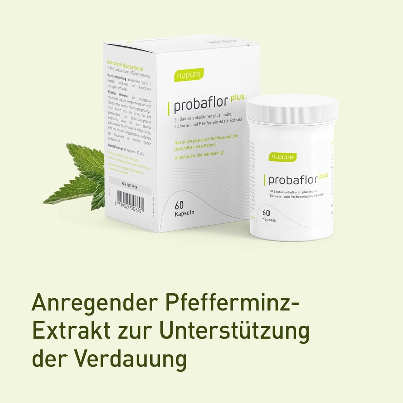 Nupure® Probaflor Plus 400 Billion CFU/g*, 60 Capsules, High Dose,