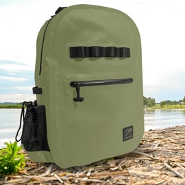 Rothco Waveguard Waterproof Backpack – Dry Storage Bag Hiking Boating Kayaking Canoeing Travel Beach Sack - Black