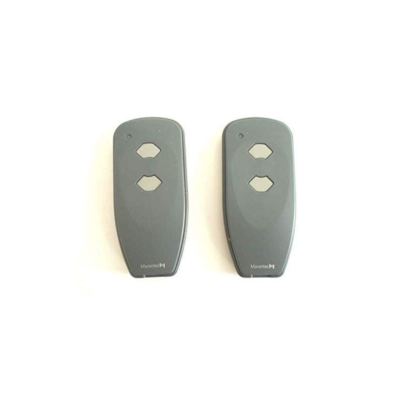 2 x Marantec Digital 382 Mini Handheld Transmitter 433 MHz
