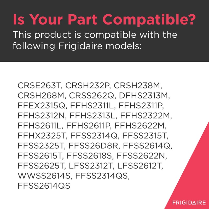 Frigidaire 242303001 Air Damper Control Assembly Kit for Refrigerators, White