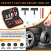 Rustark 55Pcs Tire Repair Tool Kit Heavy Duty Tire Patch