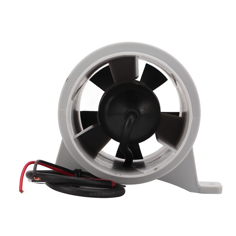12V Inline Blower, Quiet Operation 3 Inch Inline Duct Fan