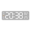 Mermbe Alarm Clock, LED Digital Clock, Multi-functional, Adjust 5 Level