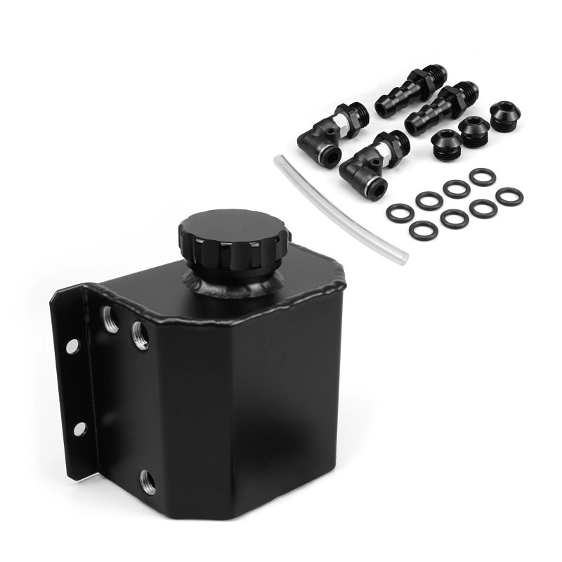BEVINSEE 1L Radiator Coolant Overflow Bottle Recovery Water Tank Reservoir