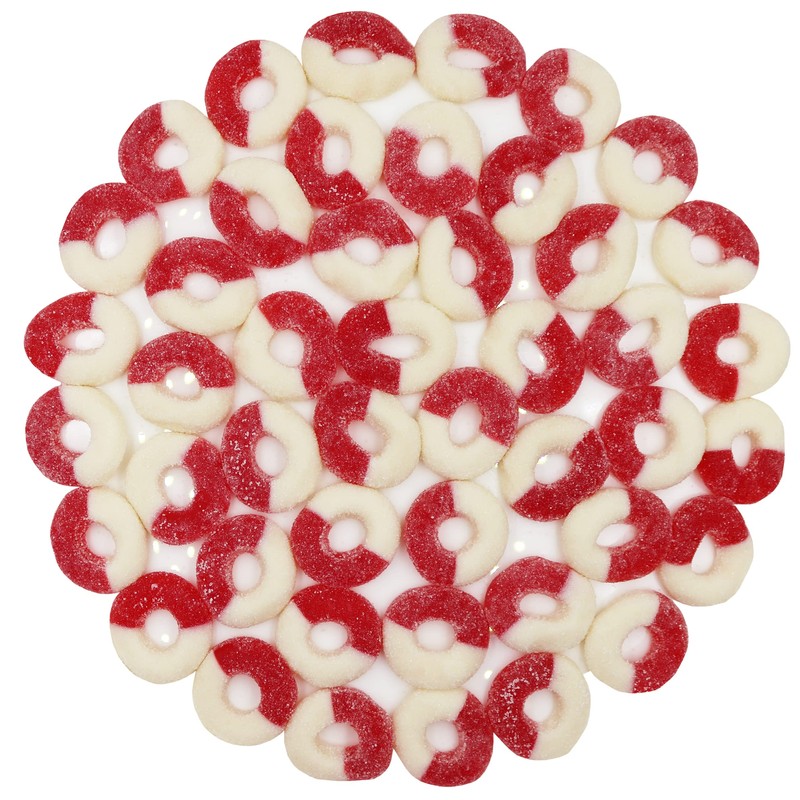 FirstChoiceCandy Gummy Rings (Cherry, 4.5 Pound (Pack of 1))