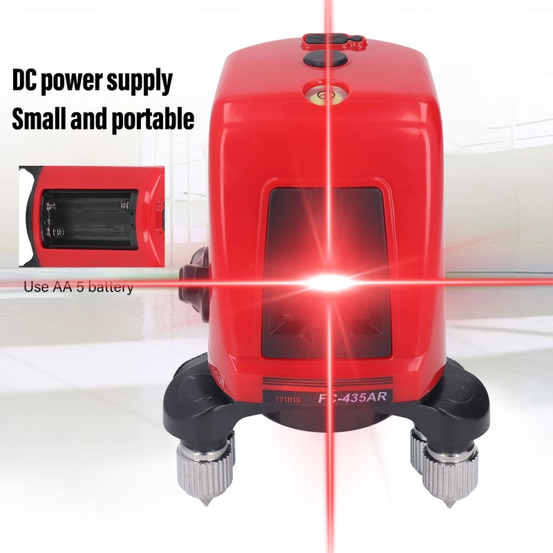 Self Leveling Laser Tool Red Beam Rechargeable Horizontal Vertical Electronic