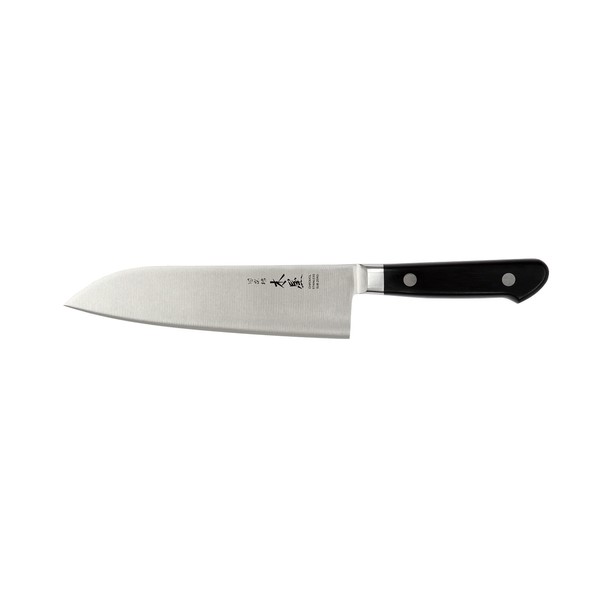 Kiya CM50 Santoku Knife (Sickle-shaped) 7.1 inches (180 mm) Stainless Steel