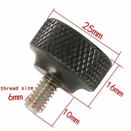 C.C. RIDER Billet Aluminum Seat Bolt Screw 1/4"-20 Thread Compatible for Harley Davidson 1996-2022, Bolt Seat Nut for harley davidson accessories Sportster Dyna Softail Electra Glide Street Glide