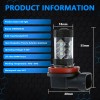 SHENKENUO For 2016 2017 2018 Nissan Maxima LED Headlight Hi/Lo+Fog