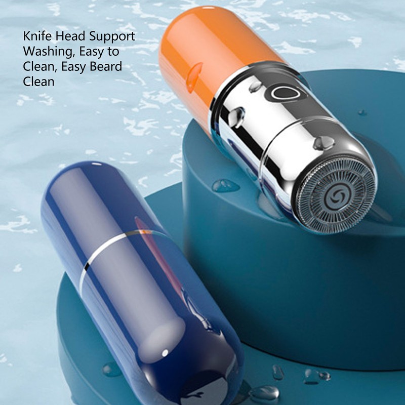 Mini Shaver Waterproof Razor Portable Electric Beard Trimmer Travel Home