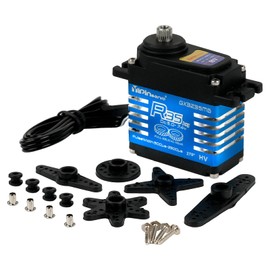 Sparkleiot 35kg Iron Core Digital Servo Motor, 5.0-7.4V, Steel Gear, IP68 Waterproof, 1/8 1/10 Standard RC Servos (270 Degrees)