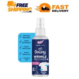 Downy Wrinkle Releaser and Refresher Fabric Spray Fresh Scent 3 fl oz