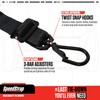 SpeedStrap 3 Point Spare Tire Tie-Down - Heavy Duty Ratchet