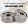 2pcs Knitting Machine Metal Machine Head Pulley Roller for Silver