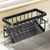 ALMNCBH Sponge Holder for Kitchen Sink, Sink Caddy with Dishcloth