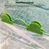 100PCS Greenhouse Arch Frame Double Head Plastic Clip Heating Press