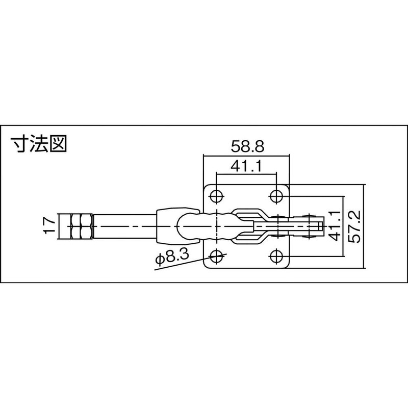 SUPERTOOL TPL200F Horizontal Push Type Toggle Clamp