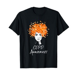 COPD Awareness T-Shirt Butterflies Gift Shirt T-Shirt