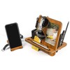 Wooden Phone Docking Station - Nightstand Organizer for Men -