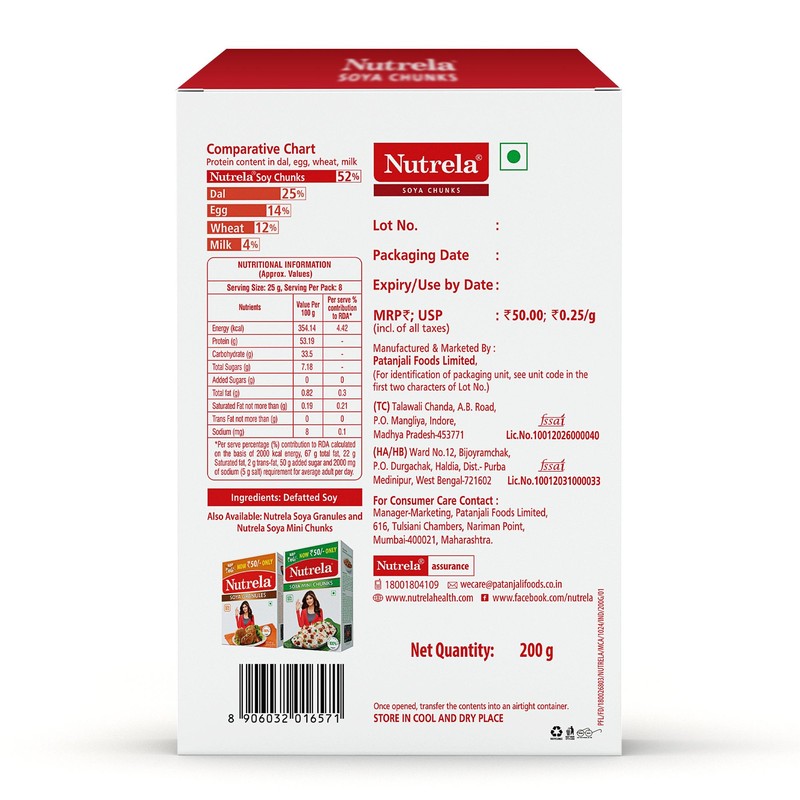 Nutrela Soya Chunks 220 gms