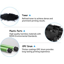 USUPERINK Compatible Toner Cartridge Replacement for Canon 104 CRG-104 FX-10 FX-9 to use with FAXPHONE L90 L120 ImageClass D420 D480 MF4690 MF4370dn MF4350d MF4150 MF4370 Printer (Black, 1-Pack)