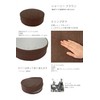 Gold Round Floor Cushion 40 High Resilience (Cover Only, Shirley