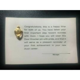 Avon Lapel Pin Seller Door Knocker Great Gift for your new Avon Team Members