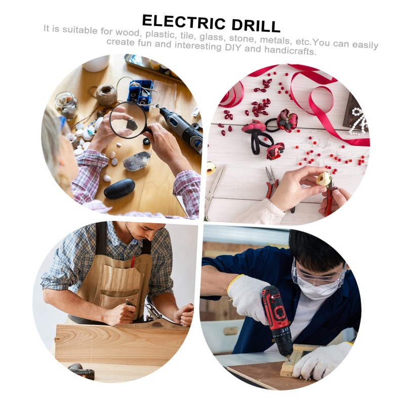 COHEALI 115 Pcs Mini Electric Drill Cordless Rotary Tool USB