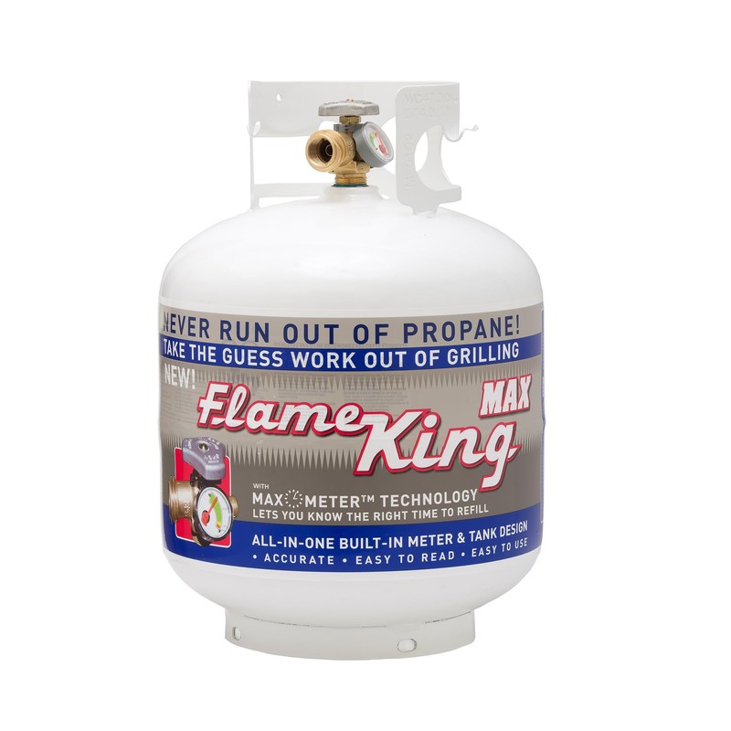 Flame King YSN230b 20 Pound Steel Propane Tank Cylinder with