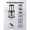 TWOMEOW Food Processor 4 Cup, Electric Food Chopper, 【Small but