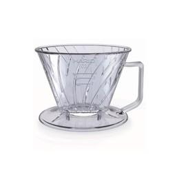 Hario Pegasus Flat Bottom Dripper, Size 02, Clear