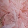 Organza Pleated Lace Trims Folded Ribbon Fringe Ruffled Trimming for