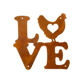 Chicken Coop Signs - Rustic Chicken Coop Decor for Home Garden and Yard Art | Chicken Coop Accessories and Wall Decor | Chicken Decorations for Outdoor Spaces