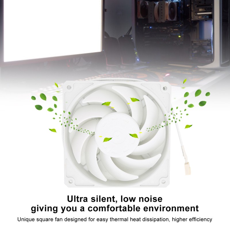 12CM Silent Cooling Fan Low Noise Cooler PWM