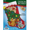 Tobin Decorating Kittens Felt Stocking Kit, Multi