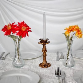 Sandraheer Glass Bud Vases in Bulk Set of 16, Small Glass Vases for Flowers， Mini Clear Bud Vases for Centerpieces Vintage Vases for Wedding Home Table Decorations