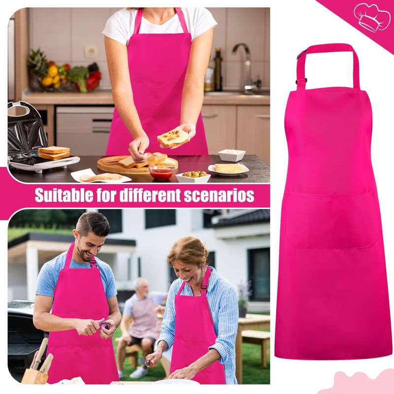 SATINIOR 2 Pcs Chef Costume for Women Men Chef Hat