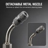 1-Pack 11.81–28.35 Inch Metal High-Pressure Water Jet Hose Wand