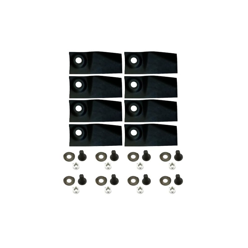 8Pcs Blades & Bolts Set for 18" & 21" Cut