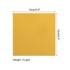 sourcing map Origami Paper Double-Sided Gold Tone 5.9 x 5.9