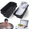 XANGNIER Extra Large Ice Block Mold,3 Pack 7lbs Ice Cubes