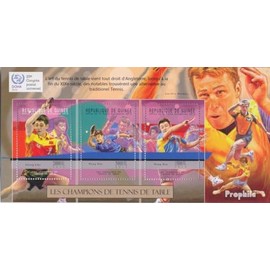 Guinea 9312-9314 Sheetlet (complete. issue) unmounted mint/never hinged ** MNH 2012 table tennis players (Stamps for collectors) Tennis/Tabletennis