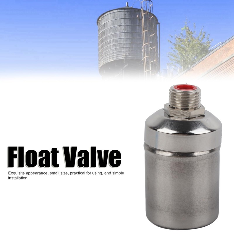 Oumefar 1/2 Inch Float Ball Valve Container Automatic Water Level