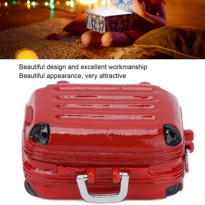 Mini Travel Hard Suitcase Cute Simulation Life Scene Dolls Travel