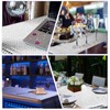 Disco Decorative Table Runner Silver 30 x 180 cm Glitter