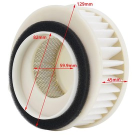 Aouton 4TR-14451-00 Air Filter&Oil Filter&Fuel Filter&Spark Plug for Yamaha XVS650 DragStar 650 XVS650A DragStar Classic 650 XVS650 V-Star Custom 650