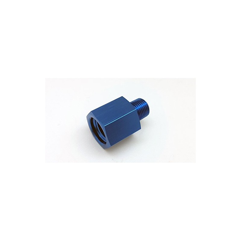 Autobahn88 Aluminum Anodized Fitting - Gauge Sensor Sender Thread Reducer,
