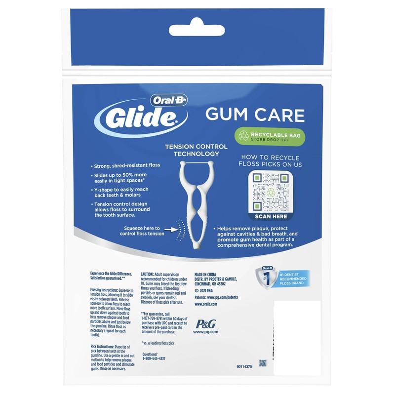 GLIDE - 749931 Glide Pro-Health Advanced Floss Picks 30 Ea