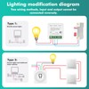 Jadeshay Smart Light Switch WiFi Smart Relay Switch Module Controlled